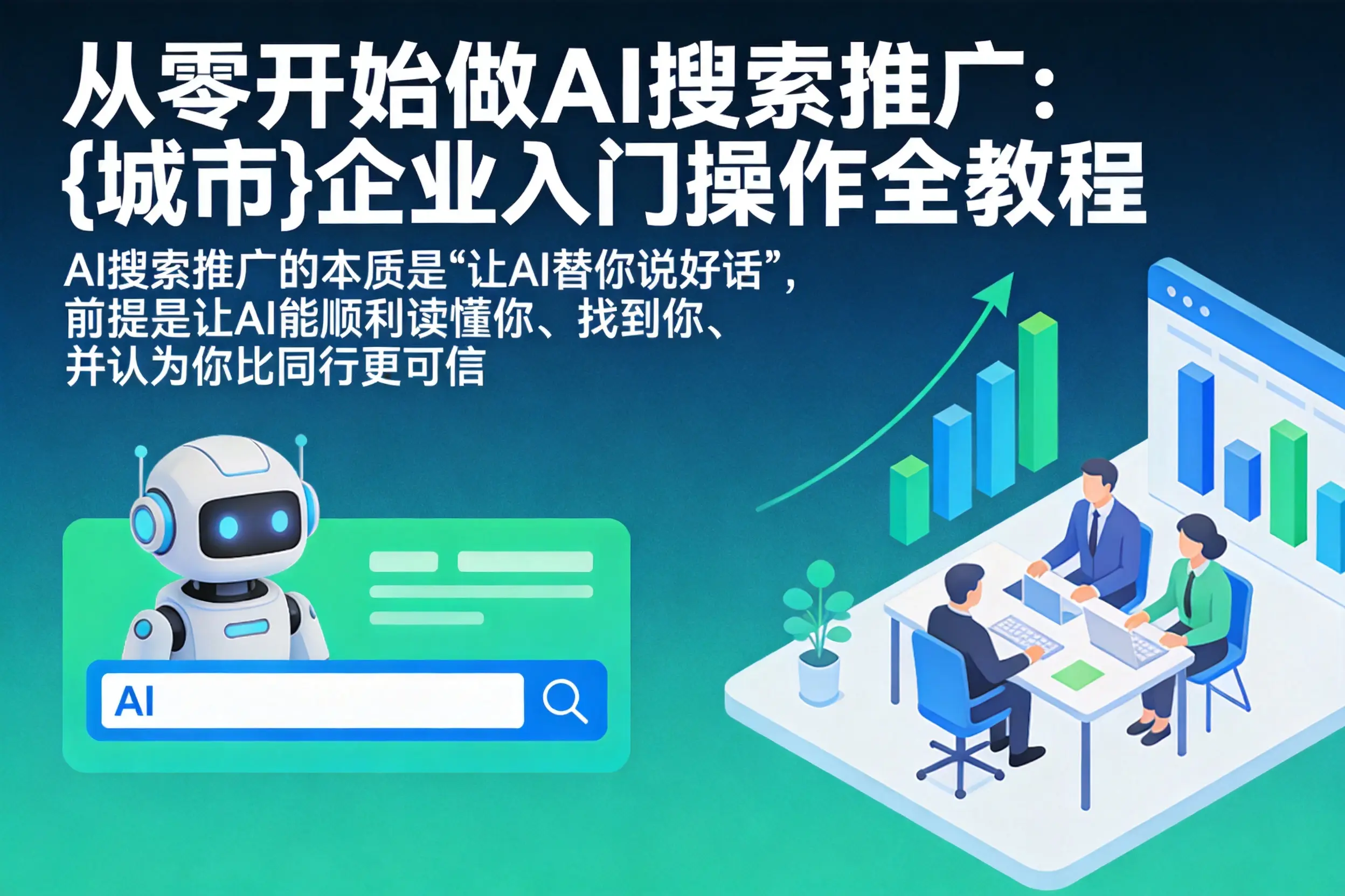 从零开始做AI搜索推广：万宁企业入门操作全教程