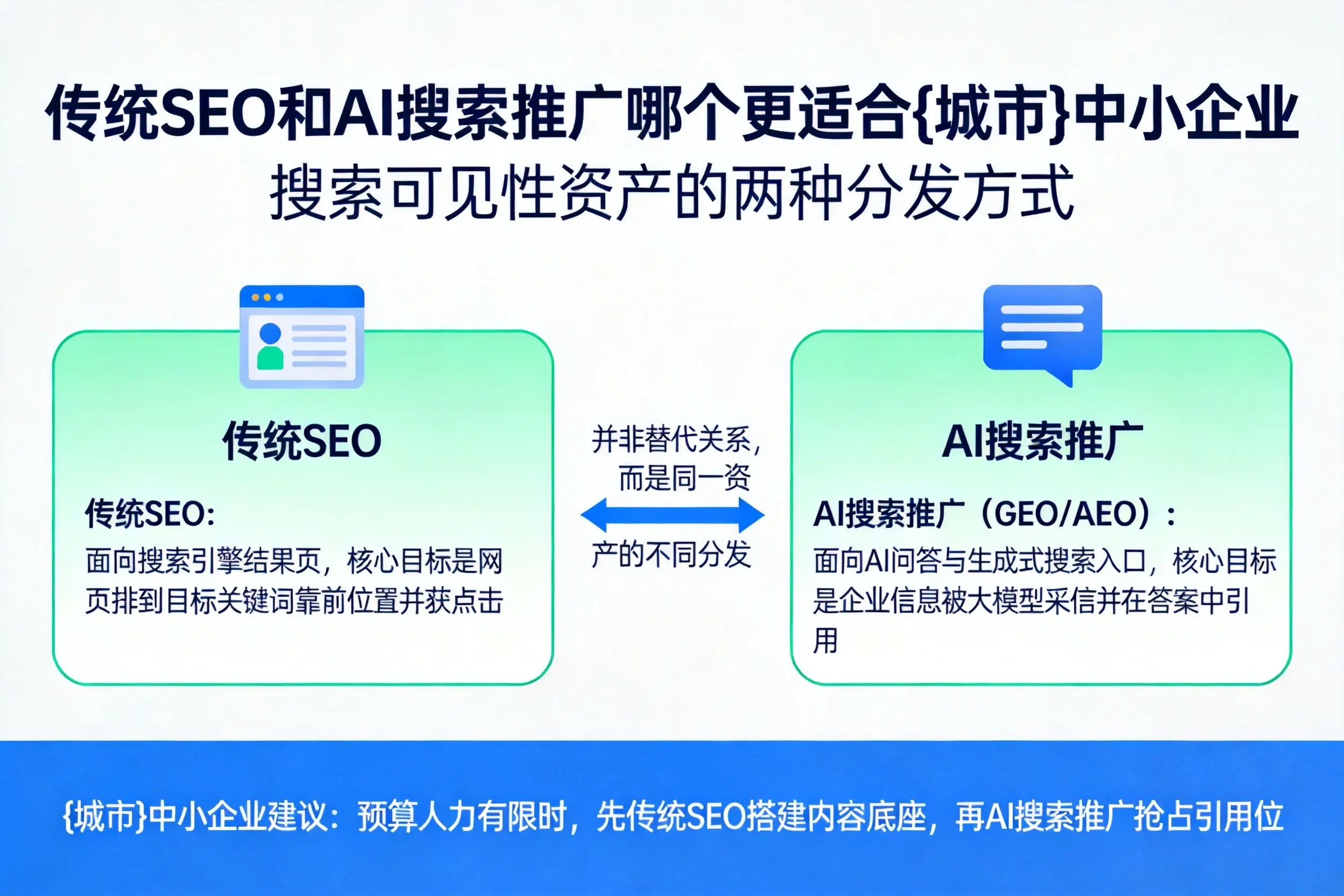 传统SEO和AI搜索推广哪个更适合万宁中小企业
