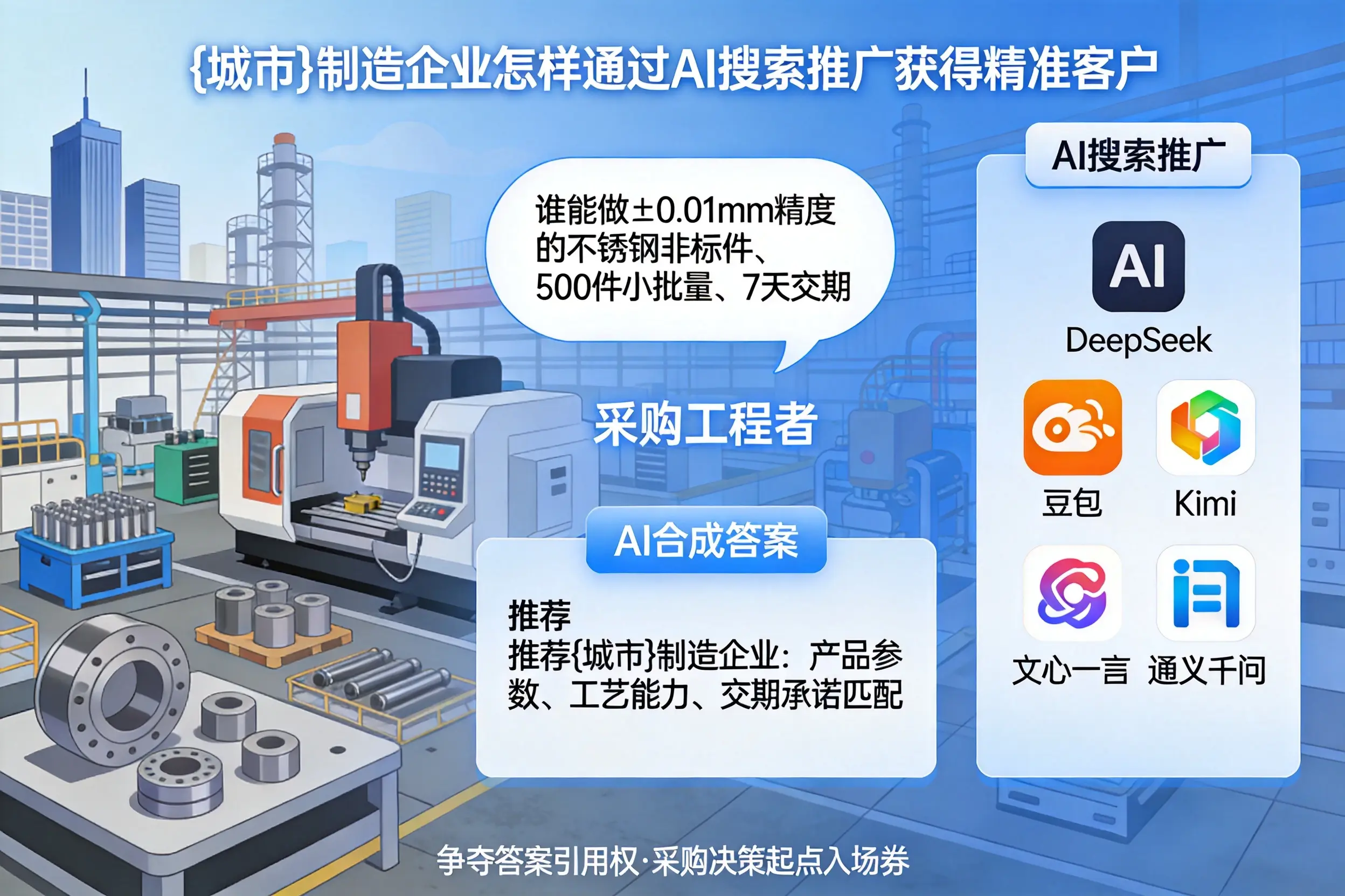 万宁制造企业怎样通过AI搜索推广获得精准客户