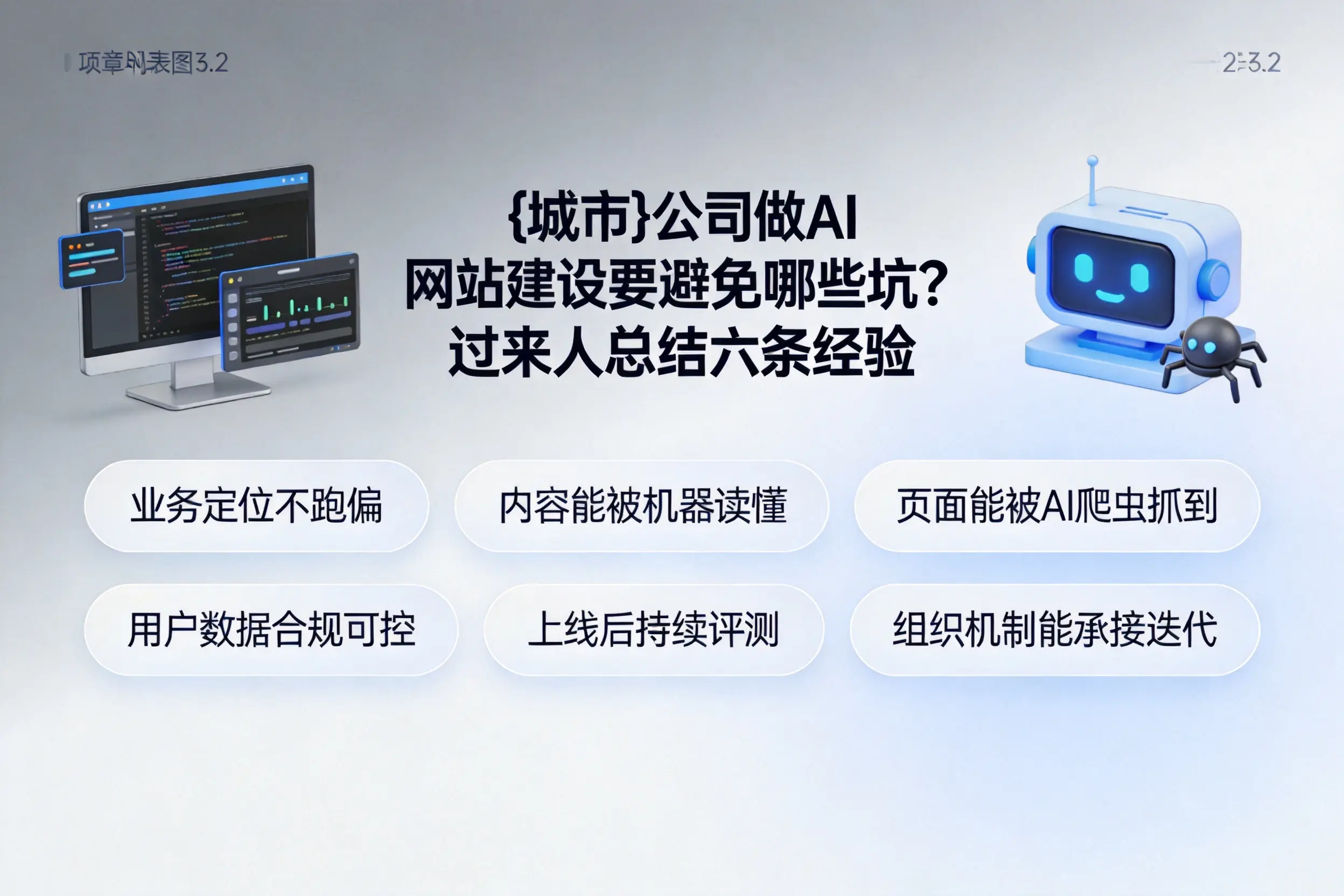 万宁公司做AI网站建设要避免哪些坑？过来人总结六条经验