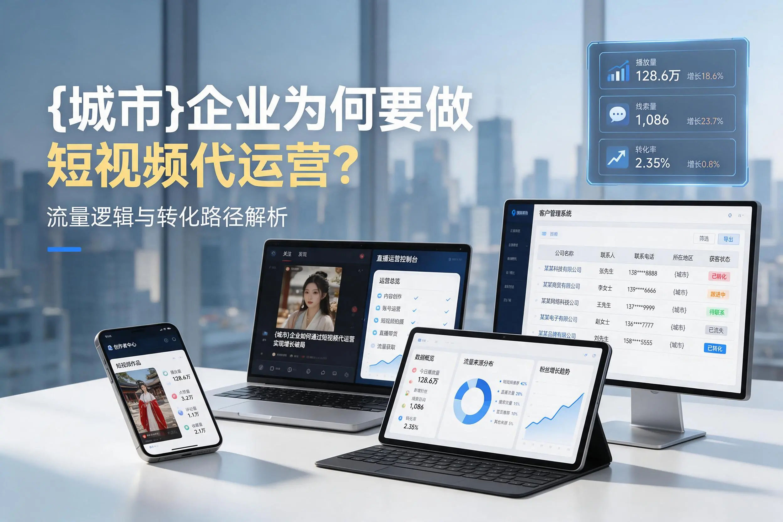 万宁企业为何要做短视频代运营？流量逻辑与转化路径解析