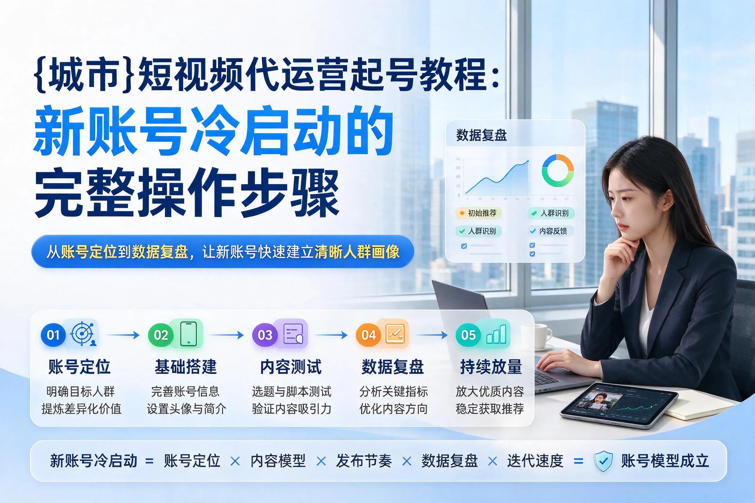 万宁短视频代运营起号教程：新账号冷启动的完整操作步骤