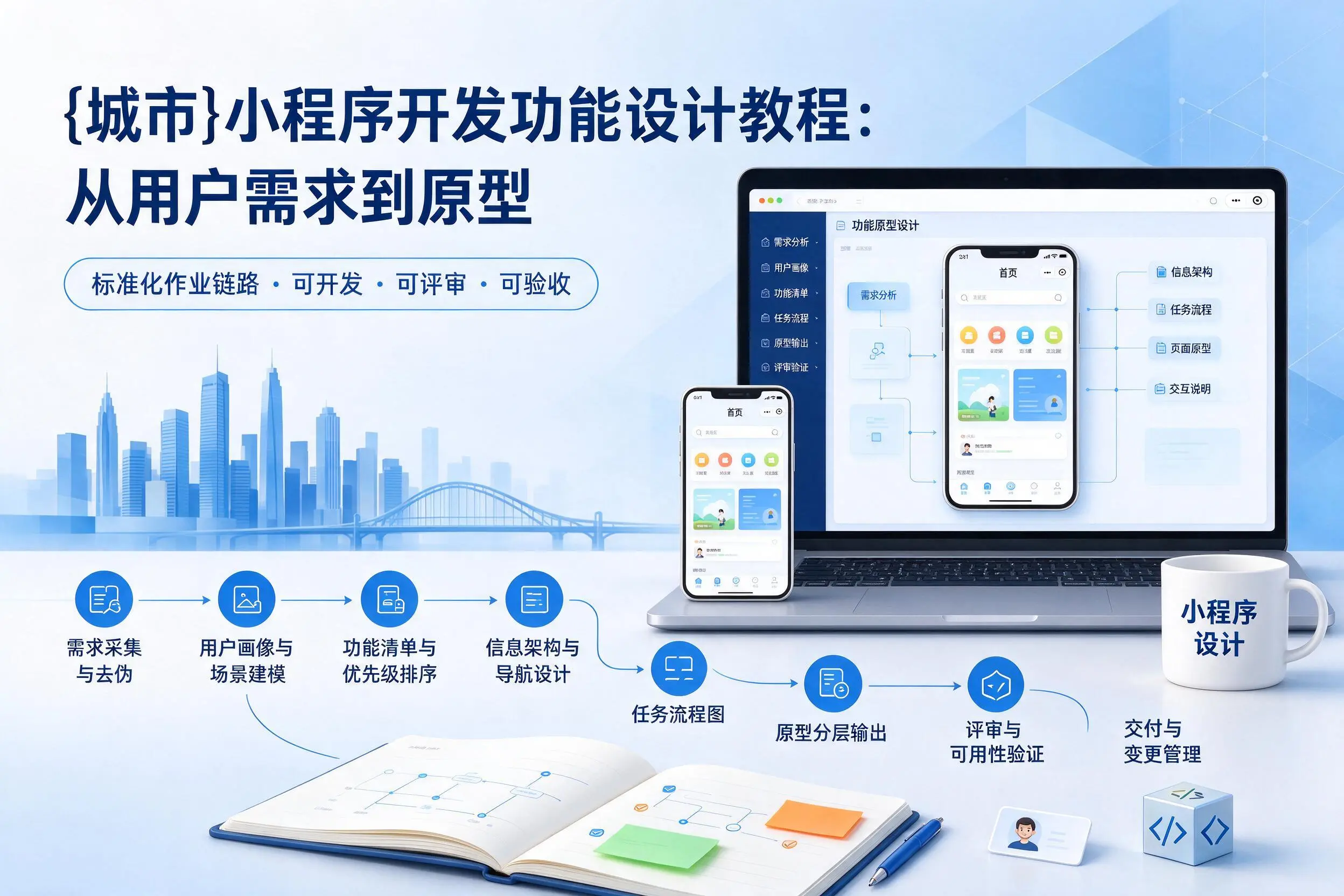 万宁小程序开发功能设计教程：从用户需求到原型