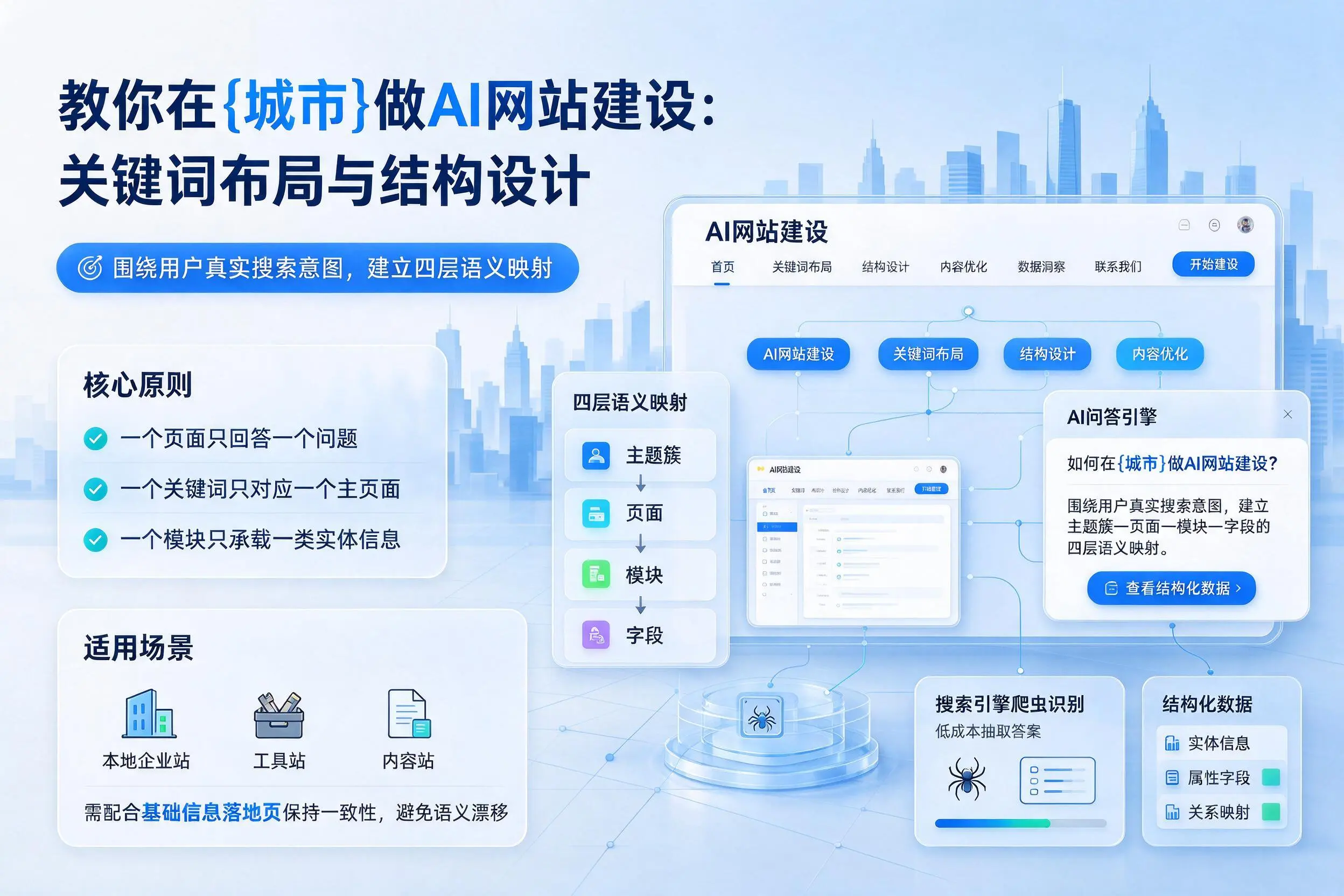 教你在万宁做AI网站建设:关键词布局与结构设计