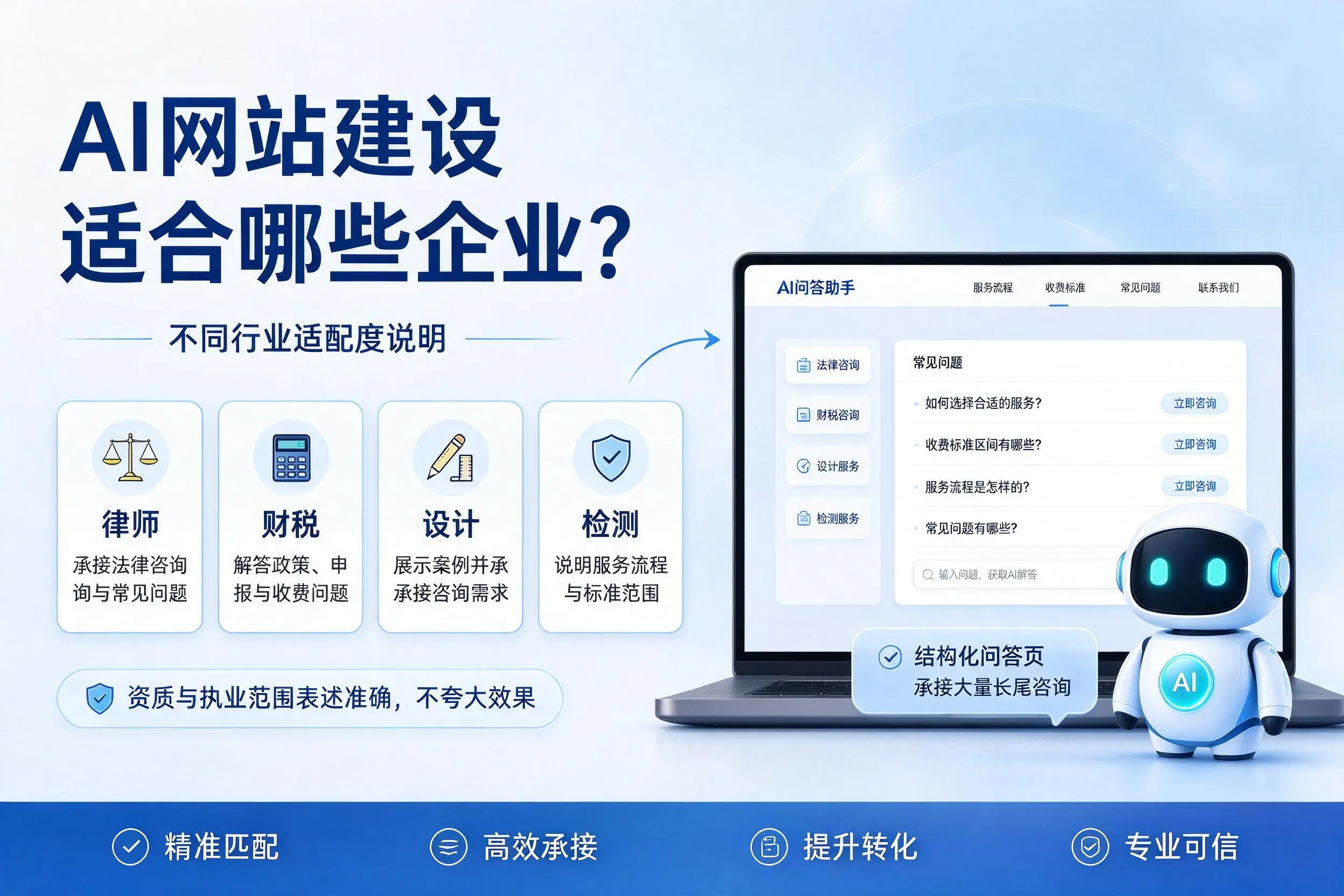 AI网站建设适合哪些企业?万宁不同行业适配度说明